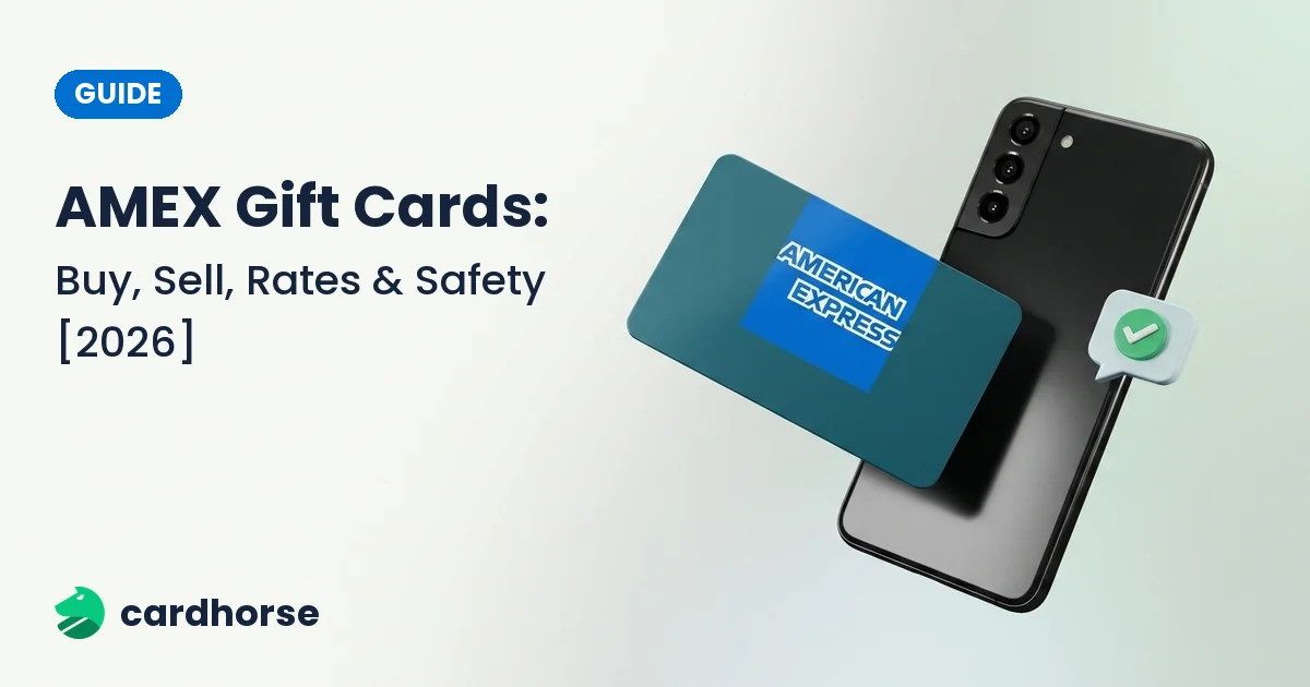 AMEX gift cards — buy, sell and check rates on CardHorse