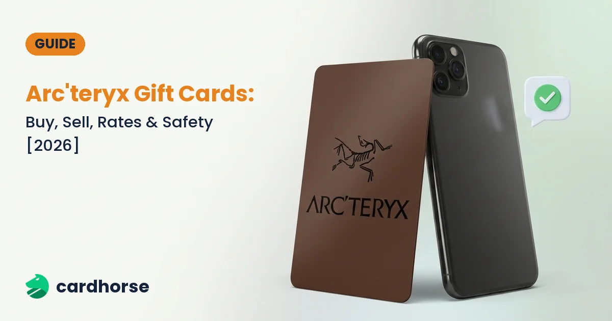 Arc'teryx gift cards — buy, sell and check rates on CardHorse