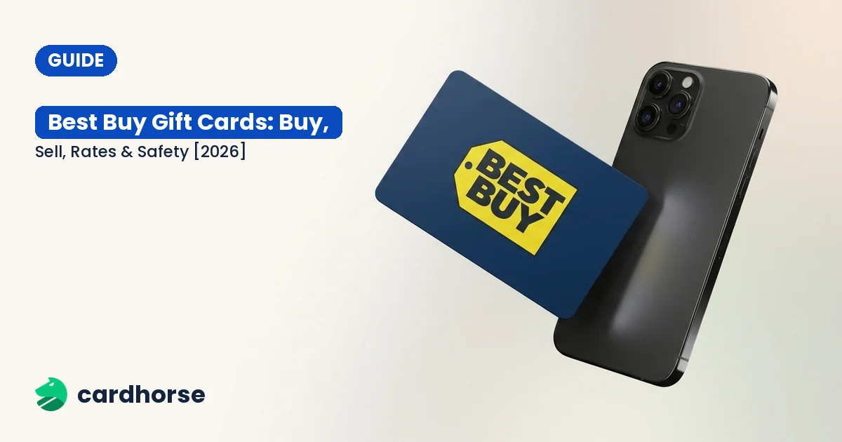 Best Buy gift cards — buy, sell and check rates on CardHorse